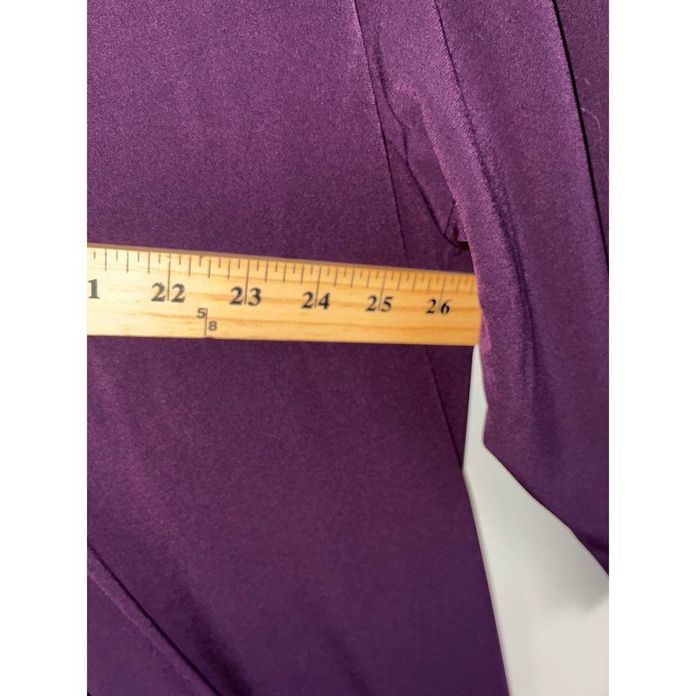 Connected Apparel Jacket Dress Women 20W Purple Glitter Wave Textured 2pc Set - Picture 8 of 10